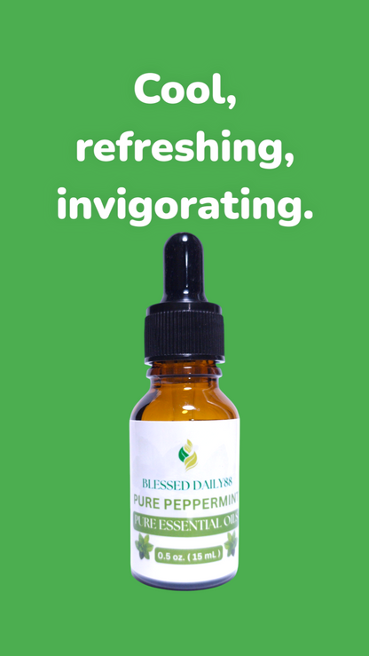 Pure Peppermint Essential Oil 0.5 OZ. ( 15 mL )