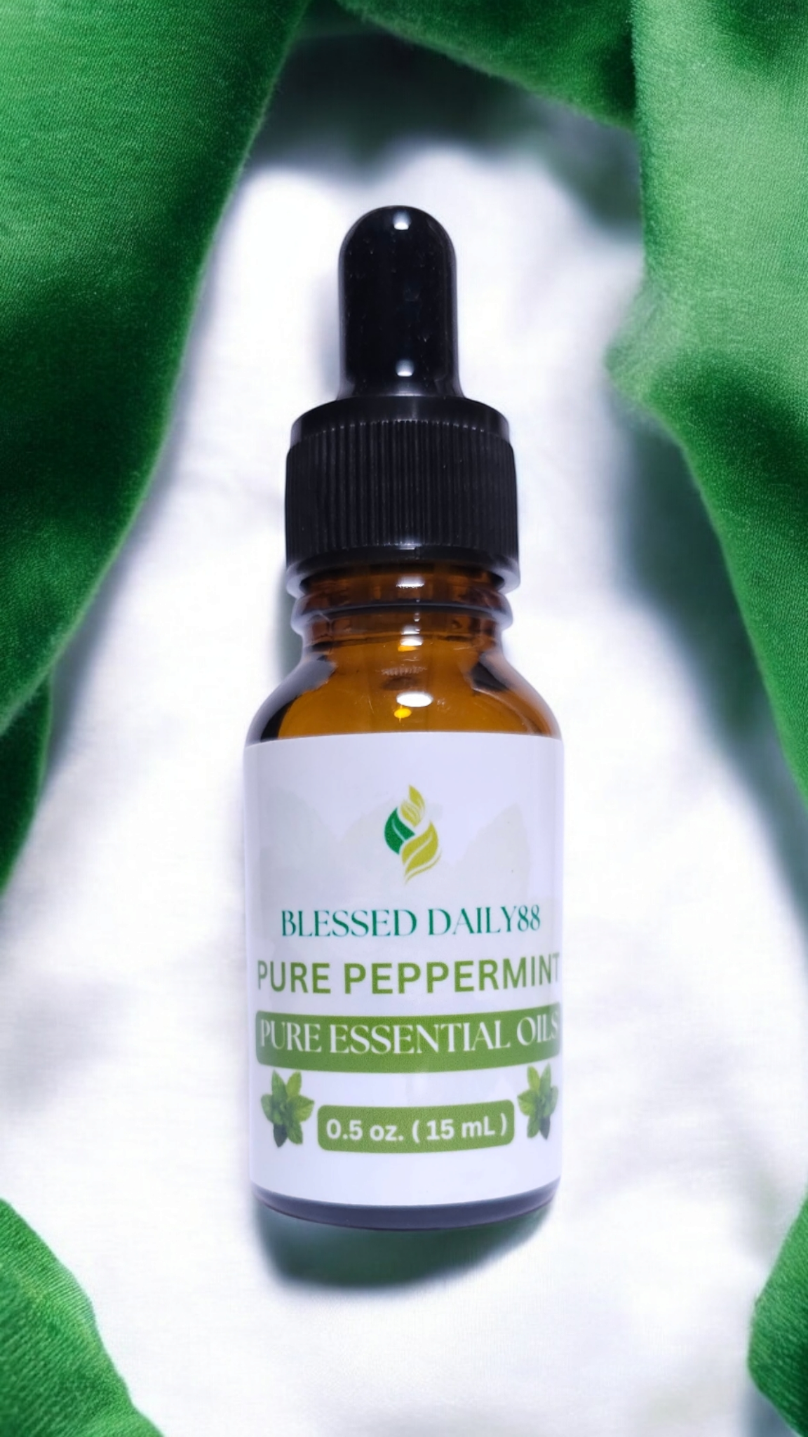 Pure Peppermint Essential Oil 0.5 OZ. ( 15 mL )